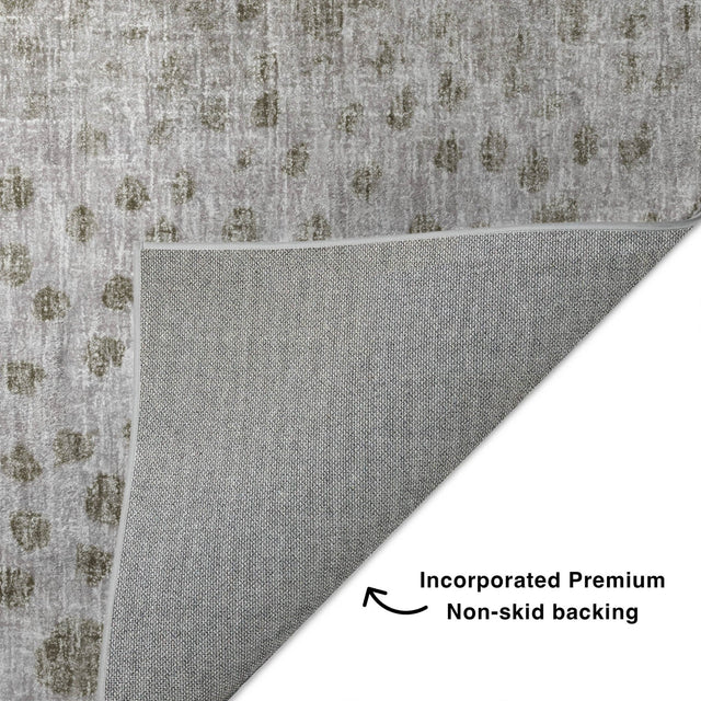 Dalyn Boca BO12 Taupe Rug backing detail