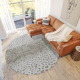 Dalyn Boca BO12 Taupe Rug shown in a room