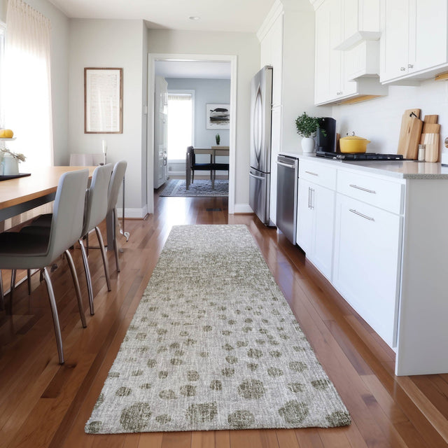 Dalyn Boca BO12 Taupe Rug shown in a room