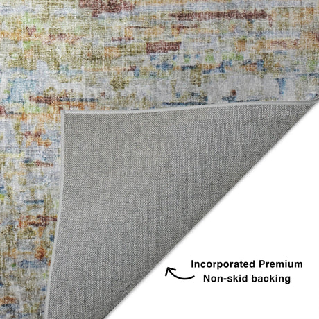Dalyn Boca BO13 Putty Rug backing detail