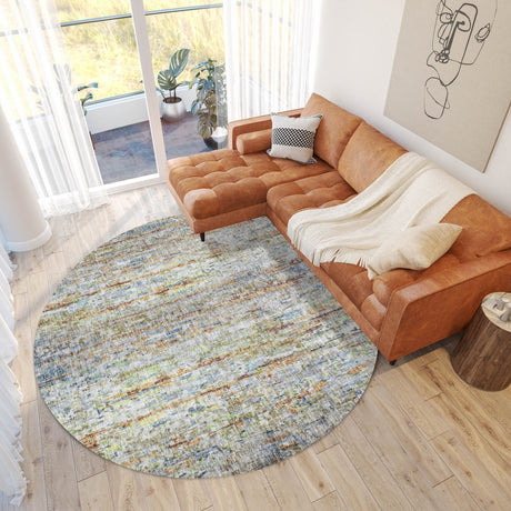 Dalyn Boca BO13 Putty Rug shown in a room