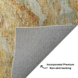 Dalyn Boca BO14 Copper Rug backing detail