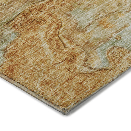 Dalyn Boca BO14 Copper Rug corner detail