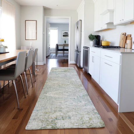 Dalyn Boca BO3 Seafoam Rug shown in a room