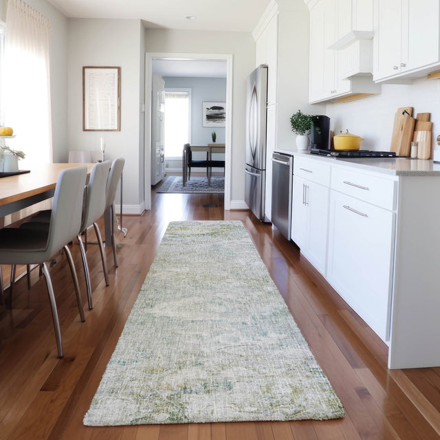 Dalyn Boca BO3 Seafoam Rug shown in a room