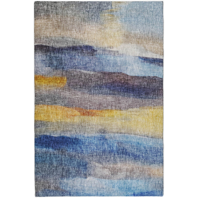 Dalyn Boca BO4 Blue Rug main image