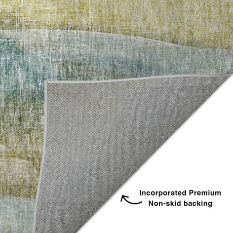 Dalyn Boca BO4 Khaki Rug backing detail