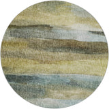 Dalyn Boca BO4 Khaki Rug round rug