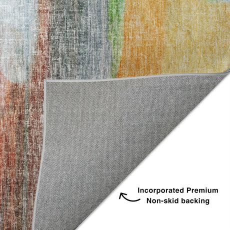 Dalyn Boca BO5 Salmon Rug backing detail