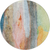 Dalyn Boca BO5 Salmon Rug round rug