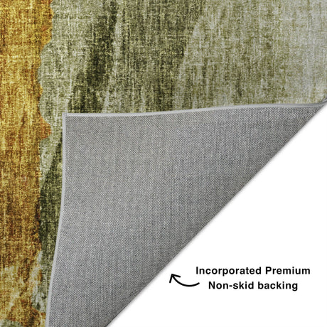 Dalyn Boca BO6 Aloe Rug backing detail
