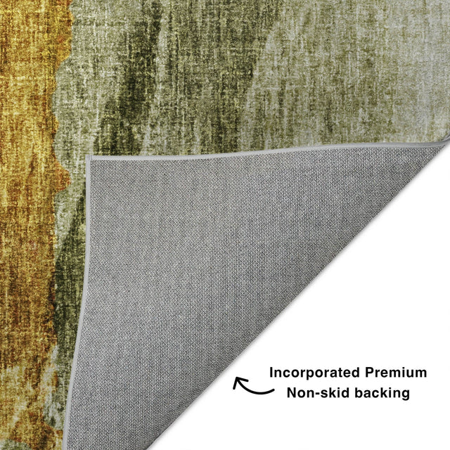 Dalyn Boca BO6 Aloe Rug backing detail