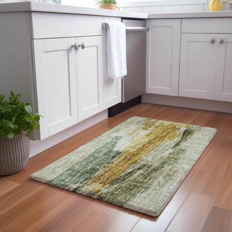 Dalyn Boca BO6 Aloe Rug shown in a room