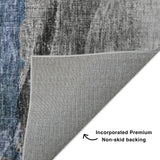 Dalyn Boca BO6 Pewter Rug backing detail