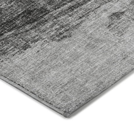 Dalyn Boca BO6 Pewter Rug corner detail
