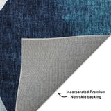Dalyn Boca BO7 Denim Rug backing detail