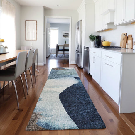 Dalyn Boca BO7 Denim Rug shown in a room