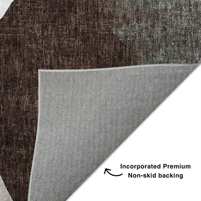 Dalyn Boca BO7 Taupe Rug backing detail