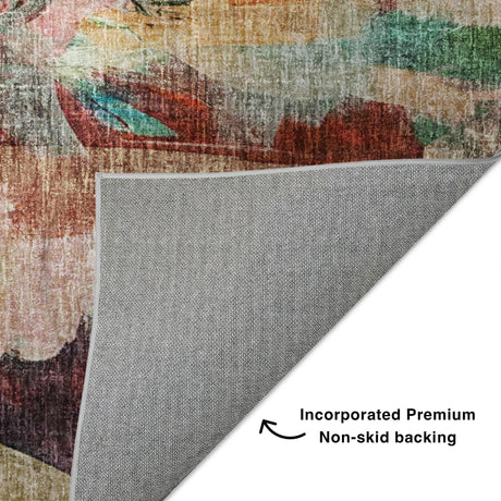 Dalyn Boca BO8 Paprika Rug backing detail