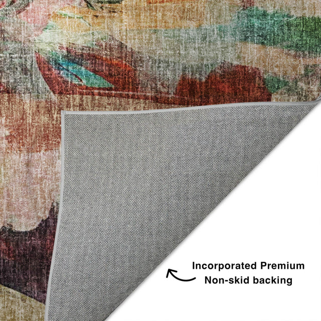 Dalyn Boca BO8 Paprika Rug backing detail