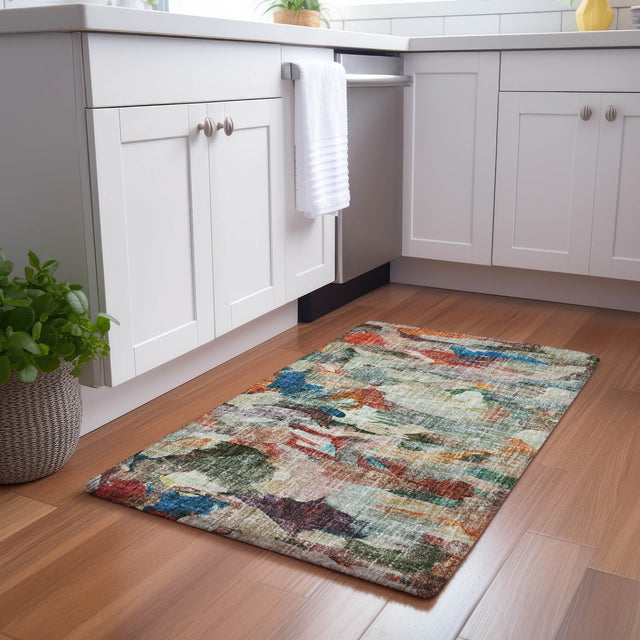 Dalyn Boca BO8 Paprika Rug shown in a room
