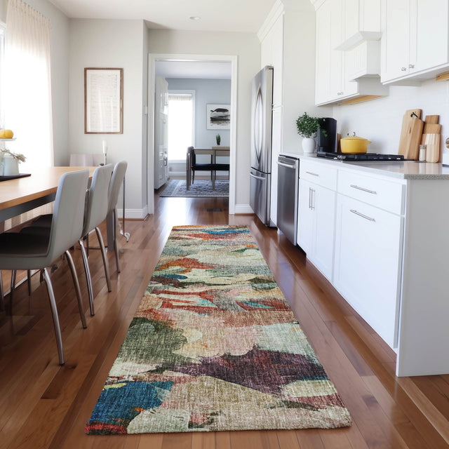 Dalyn Boca BO8 Paprika Rug shown in a room
