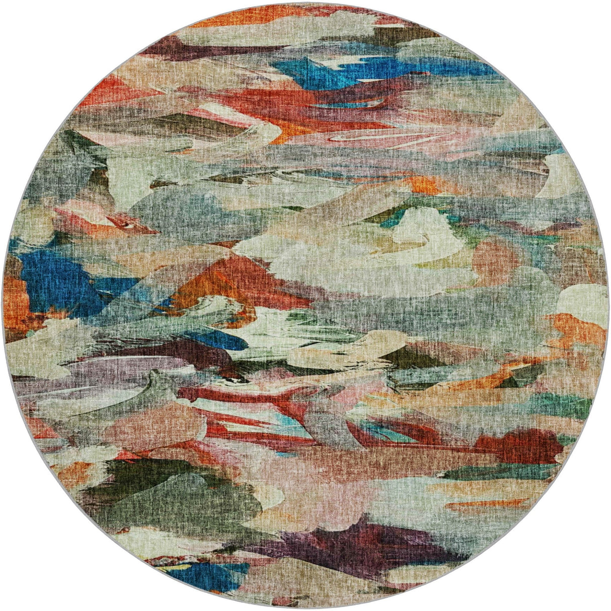 Dalyn Boca BO8 Paprika Rug round rug
