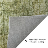 Dalyn Boca BO9 Aloe Rug backing detail