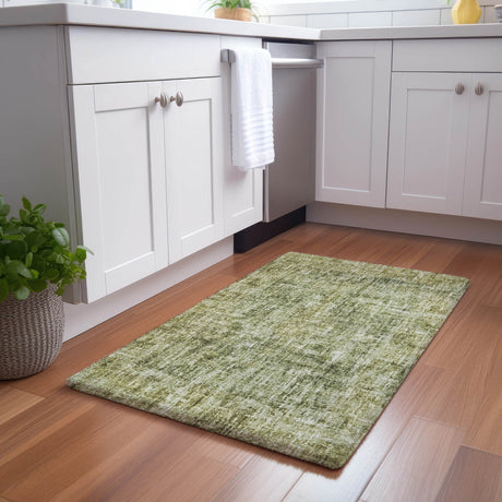 Dalyn Boca BO9 Aloe Rug shown in a room