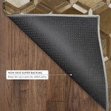 Dalyn Bozeman BM1 Brown Rug backing detail