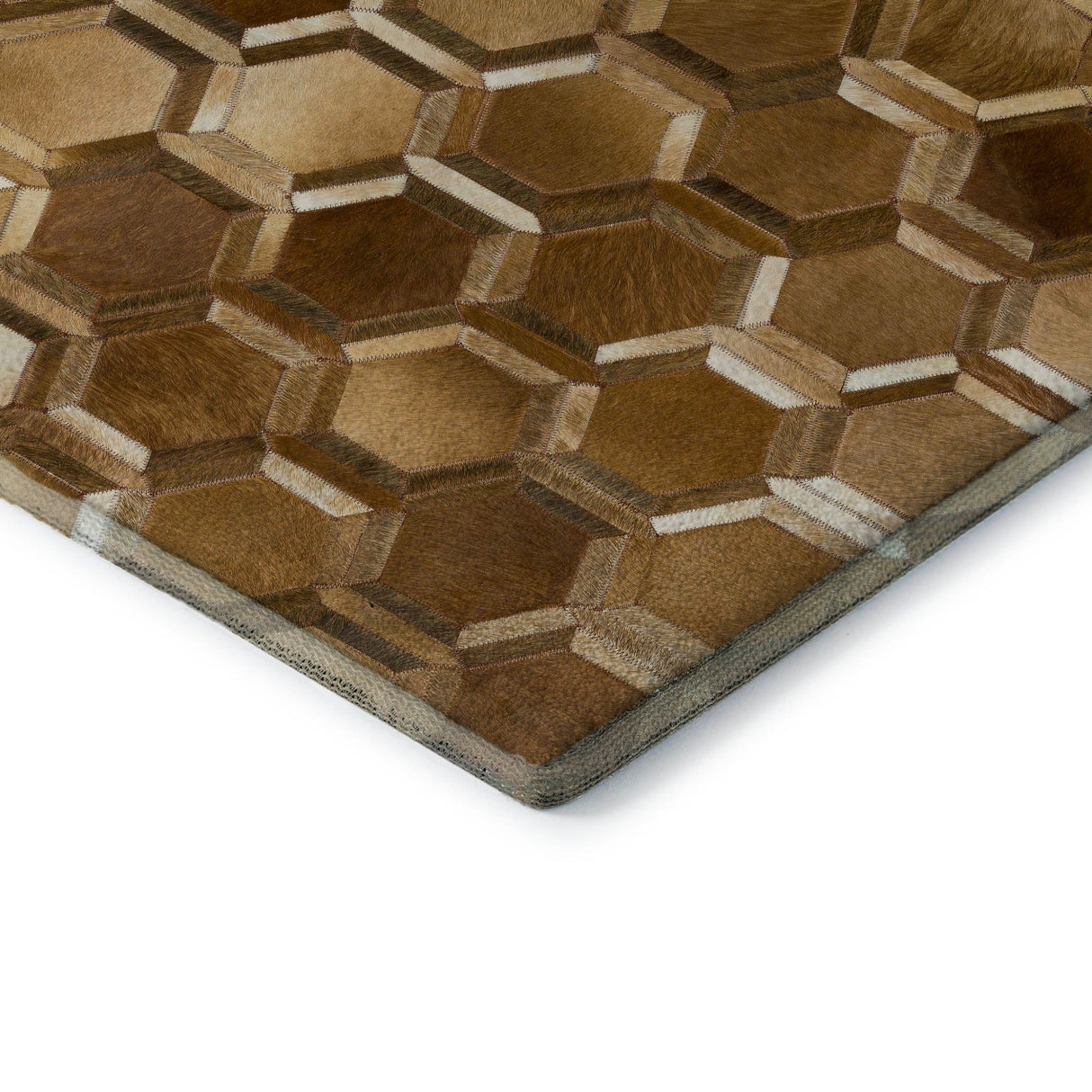 Dalyn Bozeman BM1 Brown Rug corner detail