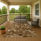 Dalyn Bozeman BM1 Brown Rug outdoor lifestyle image