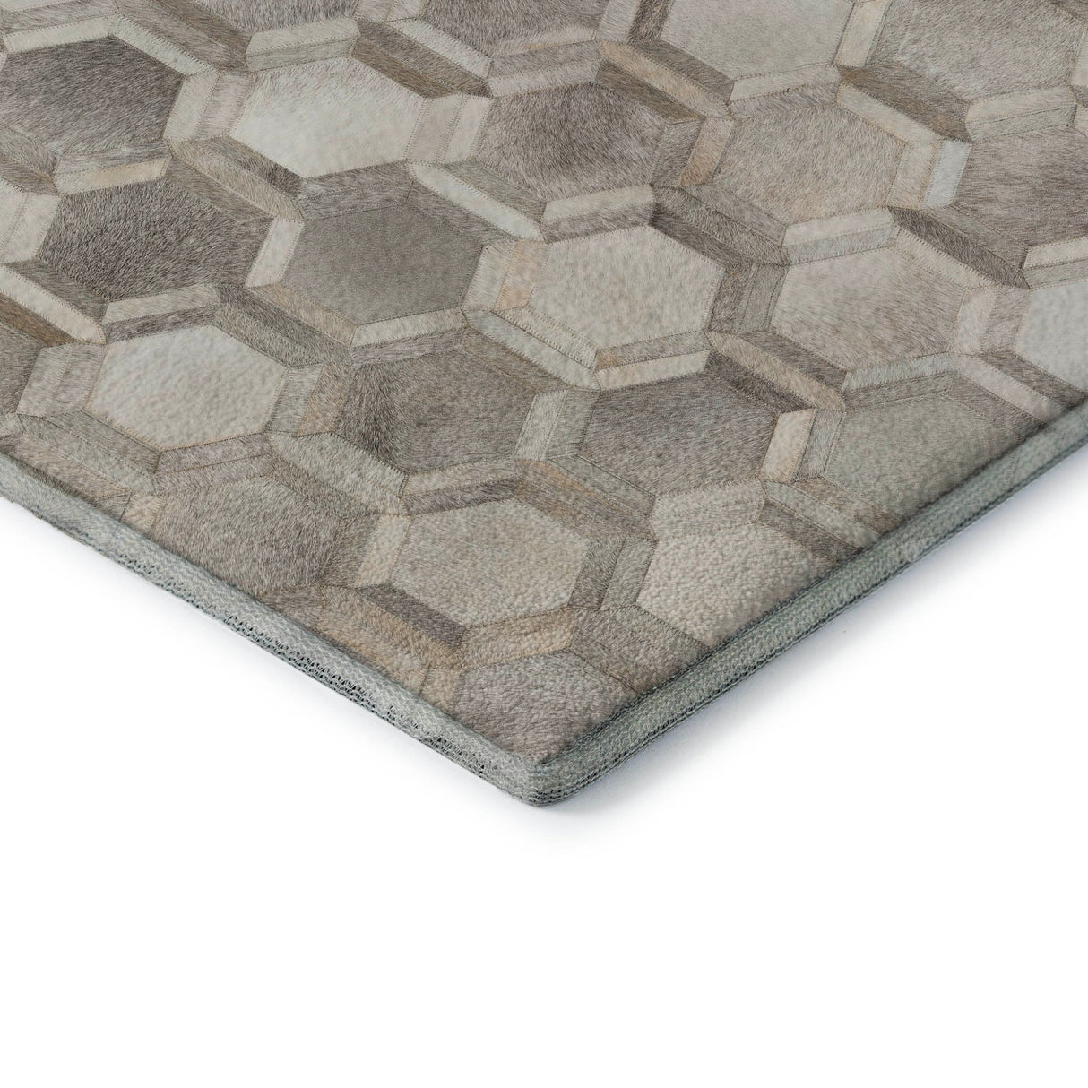 Dalyn Bozeman BM1 Gray Rug corner detail
