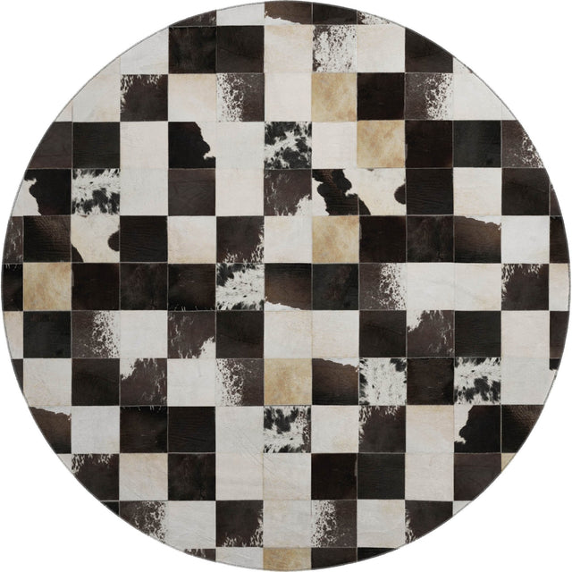 Dalyn Bozeman BM10 Black Rug round rug
