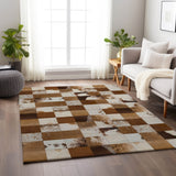 Dalyn Bozeman BM10 Brown Rug shown in a room