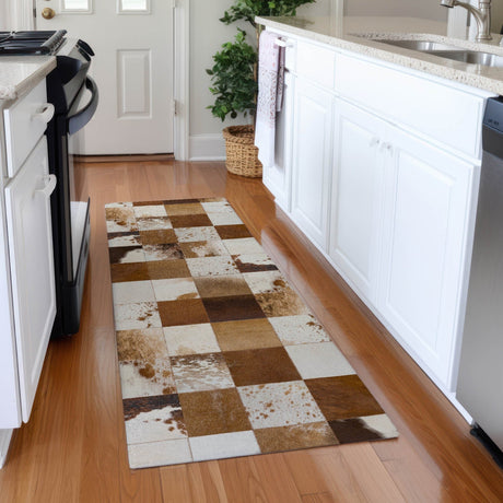 Dalyn Bozeman BM10 Brown Rug shown in a room