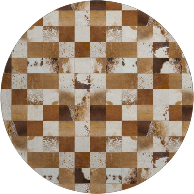 Dalyn Bozeman BM10 Brown Rug round rug