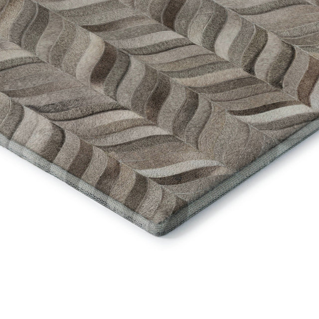 Dalyn Bozeman BM11 Gray Rug corner detail