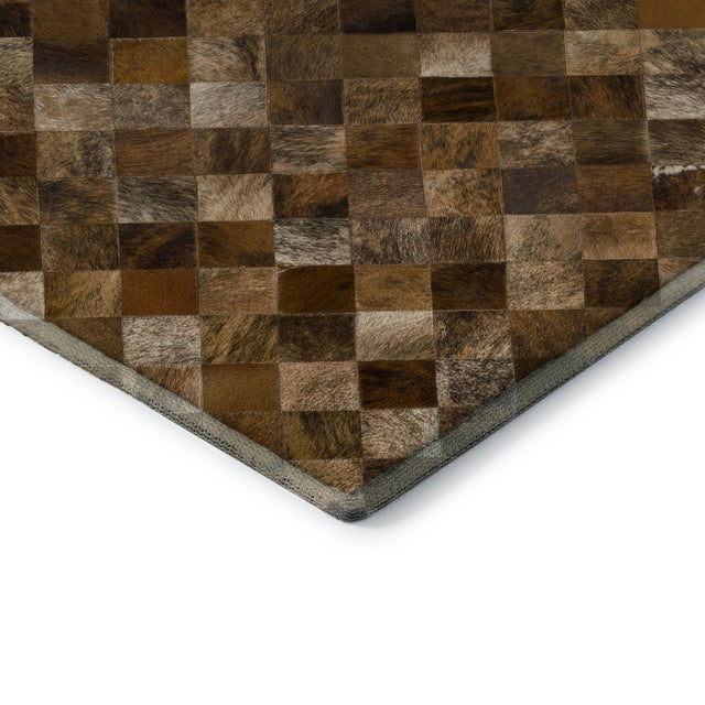 Dalyn Bozeman BM2 Brown Rug corner detail