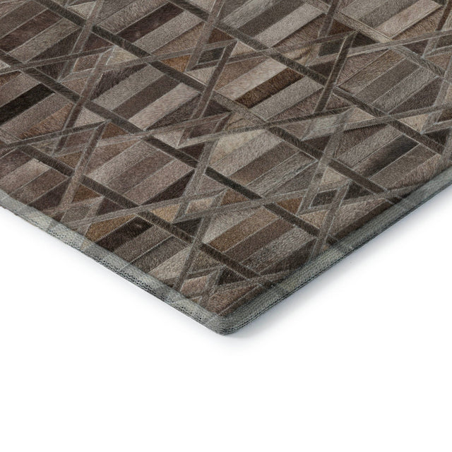 Dalyn Bozeman BM4 Gray Rug corner detail