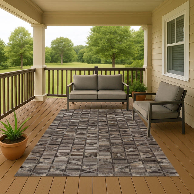 Dalyn Bozeman BM4 Gray Rug outdoor lifestyle image