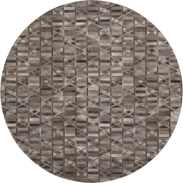 Dalyn Bozeman BM4 Gray Rug round rug