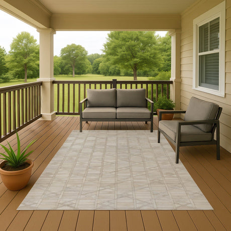 Dalyn Bozeman BM4 Linen Rug outdoor lifestyle image