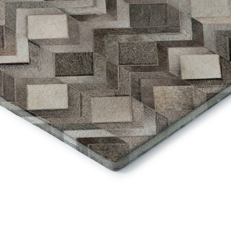 Dalyn Bozeman BM5 Gray Rug corner detail