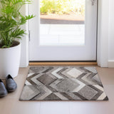Dalyn Bozeman BM5 Gray Rug shown in a room