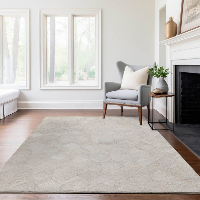 Dalyn Bozeman BM5 Linen Rug shown in a room