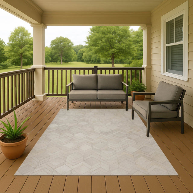 Dalyn Bozeman BM5 Linen Rug outdoor lifestyle image