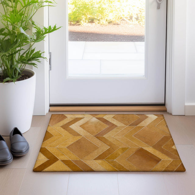 Dalyn Bozeman BM5 Rust Rug shown in a room