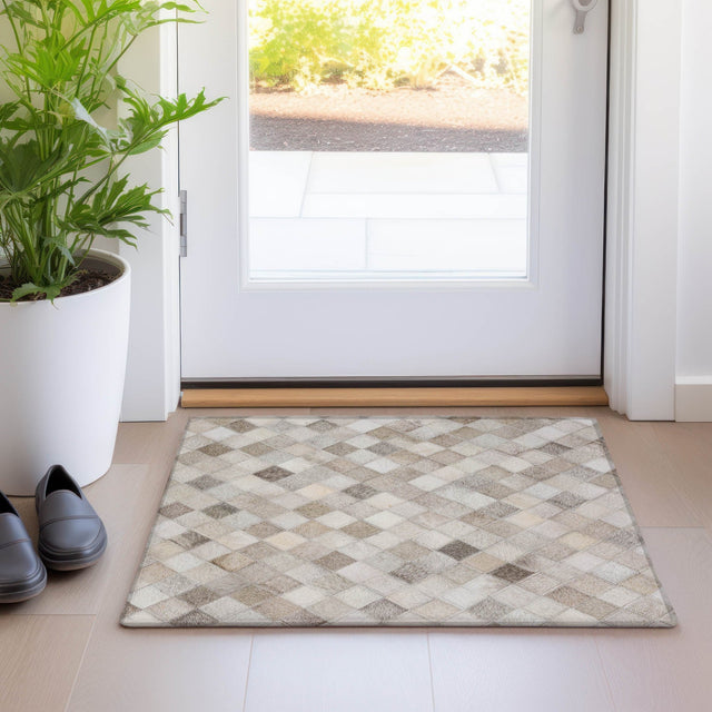 Dalyn Bozeman BM6 Gray Rug shown in a room