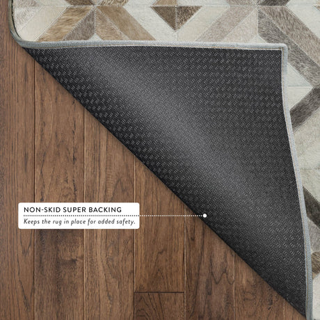 Dalyn Bozeman BM7 Gray Rug backing detail